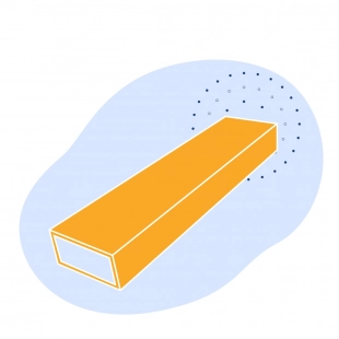 Оцинкованная прямоугольная труба 80х60х6 мм ст10 ГОСТ 8645-68