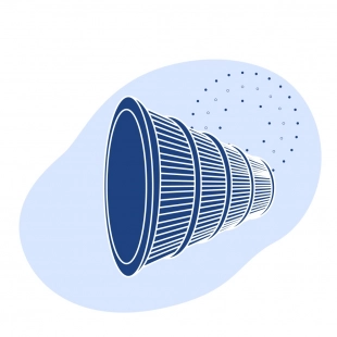 Коническое щелевое сито 1000x4000 мм AISI 316