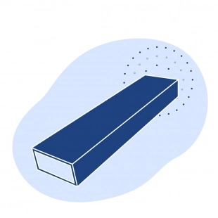 Труба стальная профильная прямоугольная 60х40х2.5х10000 мм Ст3Пс/Сп ГОСТ 8645-68