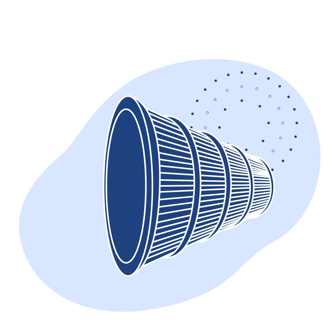 Коническое щелевое сито 1000x4000 мм AISI 304